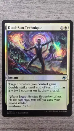 Dual-Sun Technique (Uncommon Foil) #13 Edge of Eternities MTG NM - Image 1