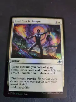 Dual-Sun Technique (Uncommon Foil) #13 Edge of Eternities MTG NM - Image 1