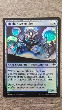 Mechan Assembler (Uncommon Foil) #63 Edge of Eternities MTG NM - Image 1