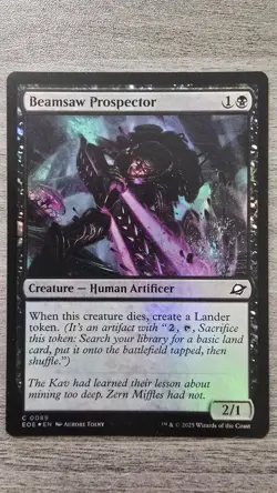 Beamsaw Prospector (Common Foil) #89 Edge of Eternities MTG NM - Image 1