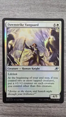 Dawnstrike Vanguard (Uncommon Foil) #10 Edge of Eternities MTG NM - Image 1
