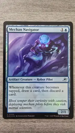 Mechan Navigator (Uncommon Foil) #64 Edge of Eternities MTG NM - Image 1