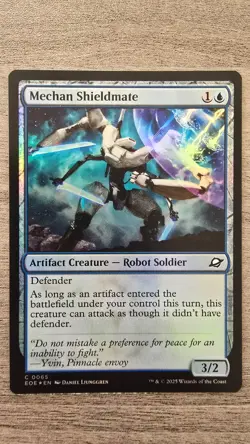 Mechan Shieldmate (Common Foil) #65 Edge of Eternities MTG NM - Image 1