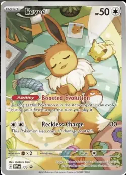 EEVEE 2025 POKEMON SCARLET & VIOLET BLACK STAR PROMO #173 Q1173 - Image 1
