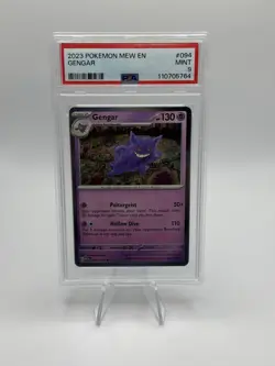 2023 Pokemon 151 Mew En 94 Gengar Holo PSA 9 - Image 1