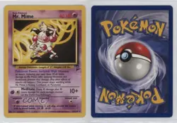 Mr Mime Pokemon Base Set 2 #27 2000 12g7 - Image 3