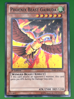 YuGiOh! Phoenix Beast Gairuda HA07-EN033 1st Edition Near Mint - Image 1