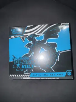 Pokemon TCG Scarlet and Violet Black Bolt Elite Trainer Box ETB IN HAND - Image 1