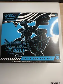 Pokemon TCG Scarlet and Violet Black Bolt Elite Trainer Box ETB IN HAND - Image 1