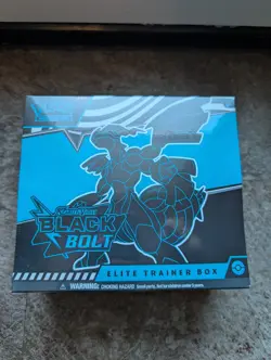 Pokemon TCG Scarlet and Violet Black Bolt Elite Trainer Box ETB IN HAND - Image 1