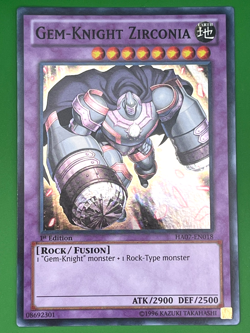 YuGiOh! Gem-Knight Zirconia HA07-EN018 1st Edition Near Mint - Image 1