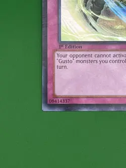 YuGiOh! Dust Storm of Gusto HA07-EN029 1st Edition Near Mint - Image 5