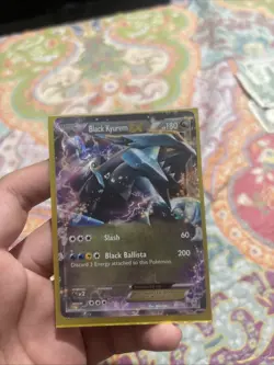 Pokemon TCG Black Kyurem EX Ultra Rare Card 95/135 Plasma Storm - Image 1