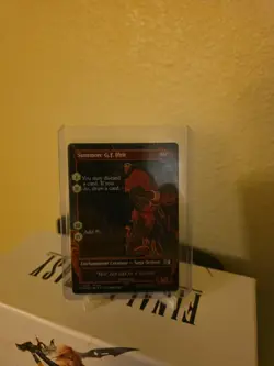 Summon: G.F. Ifrit Borderless Foil Final Fantasy Magic the Gathering Card - Image 1