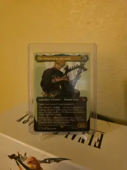 Magic: The Gathering Final Fantasy #403 the Wandering Minstrel Borderless Card - Image 1