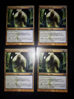 Mtg X4 Krasis Incubation Dragon's Maze Playset Lightplay A110 - Image 2