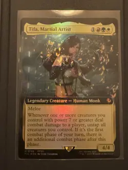Mtg FIC Final Fantasy - Tifa, Martial Artist -NM Extended FOIL - Image 1