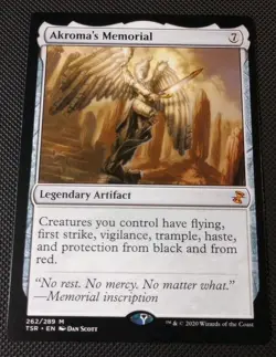 MTG Akroma's Memorial Time Spiral Remastered Near Mint - Image 1