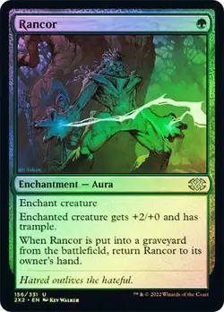 Rancor FOIL - Double Masters MAGIC MTG NM ENCHANTMENT AURA - Image 1