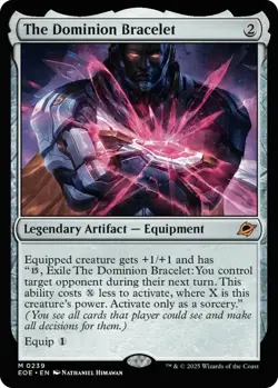 The Dominion Bracelet x1 MTG Magic the Gathering - Edge of Eternities FOIL - Image 1