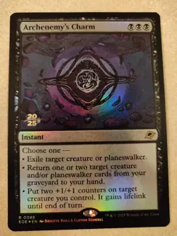 Archenemy's Charm x1 MTG Magic the Gathering - Edge of Eternities FOIL PROMO - Image 1