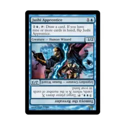 WOTC MtG Champions of Kamig Jushi Apprentice // Tomoya the Revealer (R) (F EX - Image 1