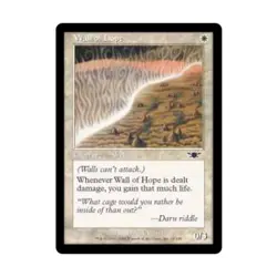 WOTC MtG Legions Wall of Hope (C) (Foil) EX - Image 1
