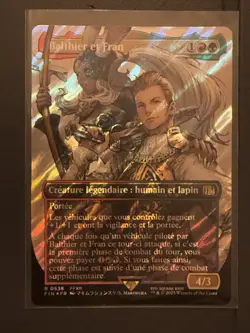 Mtg FIN Final Fantasy - Balthier and Fran FR- Surge Foil-NM French - Image 1