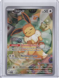 Pokemon Eevee Pokemon Center PC Prismatic Evolutions PRE ETB Promo 173 NM - Image 1