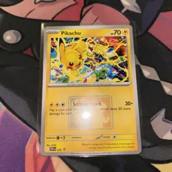 Pikachu “Winner” Promo 2025 World Championships SVP EN 225 Pokemon Worlds NEW - Image 1