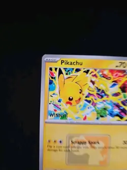 Pikachu “Winner” Promo 2025 World Championships SVP EN 225 Pokemon Worlds NEW - Image 5