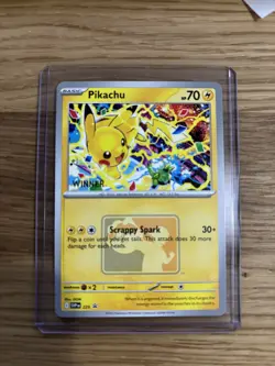 Pikachu “Winner” Promo 2025 World Championships SVP EN 225 Pokemon Worlds NEW - Image 1