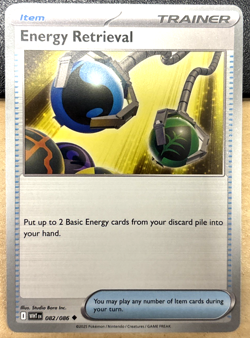 Pokemon Scarlet & Violet White Flare 082 Energy Retrieval Trainer UNCOMMON - Image 1