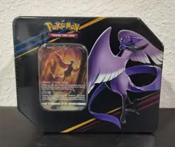 Pokemon Sword & Shield Crown Zenith Galarian Birds Tin Galarian Articuno 5 Packs - Image 1