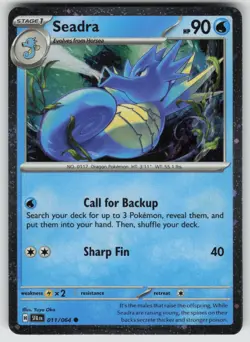 Seadra - (Cosmos Holo) Promo Miscellaneous Cards & Products 011/064 Pokemon - Image 1