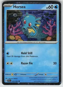 Horsea (Cosmos Holo) Promo Miscellaneous Cards & Products 010/064 Pokemon - Image 1