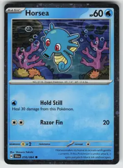 Horsea (Cosmos Holo) Promo Miscellaneous Cards & Products 010/064 Pokemon - Image 1