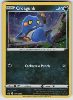 Croagunk - (Cosmos Holo) Promo SWSH: Sword & Shield Promo Cards SWSH245 Pokemon - Image 1