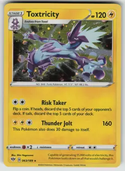Toxtricity - (Cosmos Holo) Promo Miscellaneous Cards & Products 063/189 Pokemon - Image 1