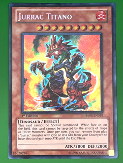 YuGiOh! Jurrac Titano HA07-EN039 1st Edition Near Mint - Image 1