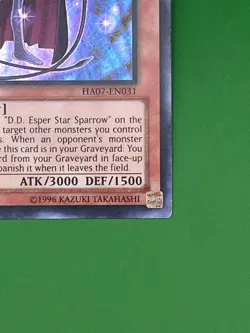 YuGiOh! D.D. Esper Star Sparrow HA07-EN031 1st Edition Near Mint - Image 4