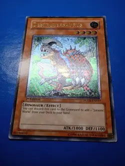 MP 1st Ed Destroyersaurus FOTB-EN017 Ultimate rare Yugioh! - Image 3