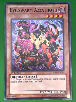 YuGiOh! Evilswarm Azzathoth HA07-EN050 1st Edition Near Mint - Image 1