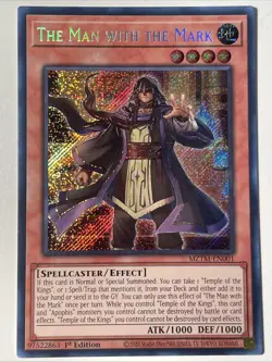 Yugioh The Man with the Mark MZTM-EN001 1st Edition Secret Rare - Image 1