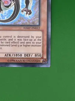 YuGiOh! Evilswarm Zahak HA07-EN012 1st Edition Near Mint - Image 4