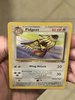 1999 Pokemon TCG Jungle Pidgeot 24/64 Rare Card Unlimited WOTC Vintage LP - Image 4