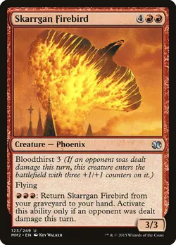 [MTG] Skarrgan Firebird (123) (MM2) LP-HP - Image 1