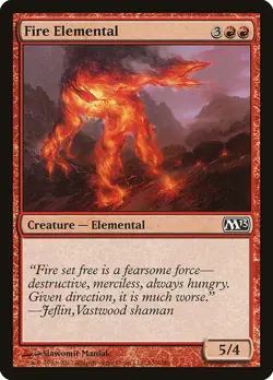 [MTG] Fire Elemental (130) (M13) LP-HP - Image 1