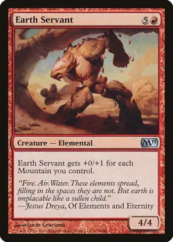 [MTG] Earth Servant (134) (M11) LP-HP - Image 1