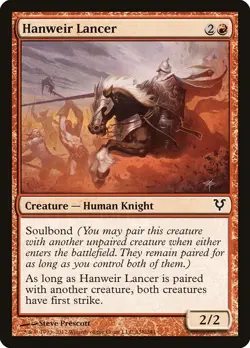 [MTG] Hanweir Lancer (138) (AVR) LP-HP - Image 1